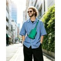 HAUMAUH Small Green Crossbody Bag, Sling Pouch for Daily Use