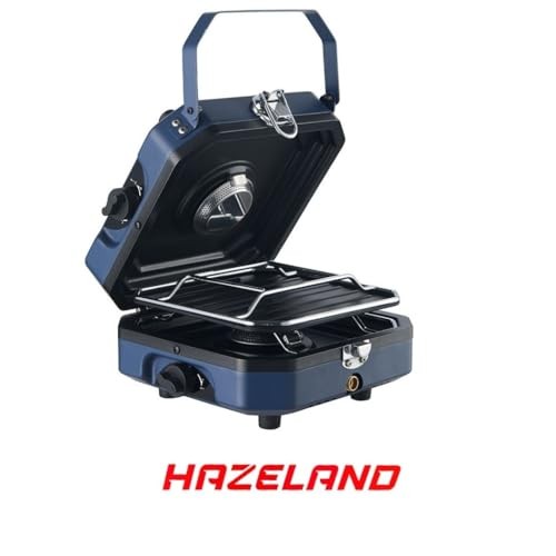 HAZELAND 2 Burner Foldable Gas Camping Stove, 4.6 kW, Piezo Ignition-5