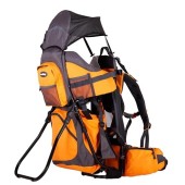 Luvdbaby Hiking Baby Carrier Backpack with Diaper Change Pad, Insulated Pocket, Rain and Sun Hood
