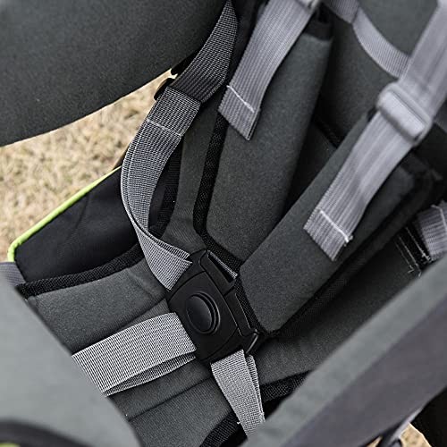 HOMCOM Baby Hiking Backpack Carrier with Hip Seat, Rain Cover, Black-7