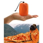 HONYAO Orange Survival Sleeping Bag Emergency Bivvy Bag, 1 Pack