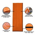 HONYAO Orange Survival Sleeping Bag Emergency Bivvy Bag, 1 Pack