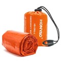 HONYAO Survival Sleeping Bag Emergency Bivvy Bag with Whistle, 1 Pack