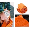 HONYAO Survival Sleeping Bag Emergency Bivvy Bag with Whistle, 1 Pack
