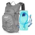 WOLT 18L Hydration Backpack with 2L Water Bladder, Light Gray