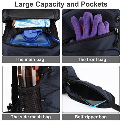 CestMall Hydration Backpack with 2L Water Bladder-1