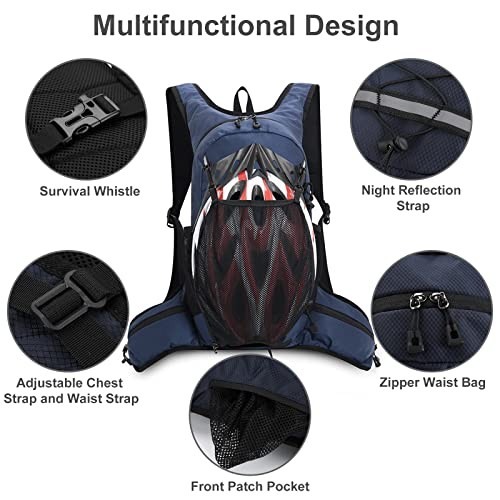 CestMall Hydration Backpack with 2L Water Bladder-2