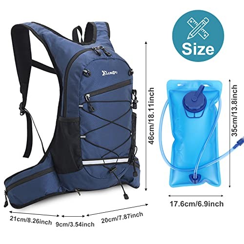 CestMall Hydration Backpack with 2L Water Bladder-5