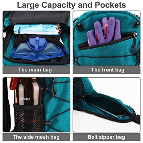 CestMall Hydration Backpack with 2L Water Bladder-1