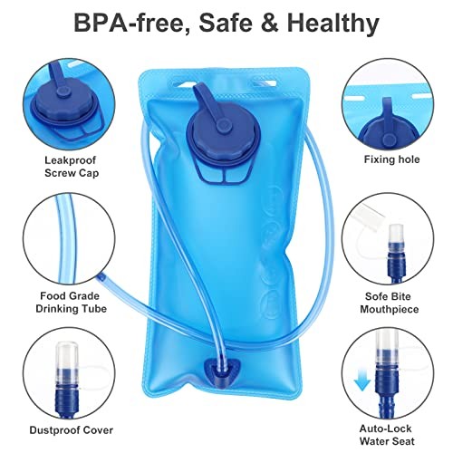 CestMall Hydration Backpack with 2L Water Bladder-3