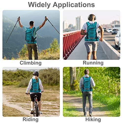 CestMall Hydration Backpack with 2L Water Bladder-6