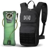 Jueachy Tactical Hydration Backpack with 3L Water Bladder