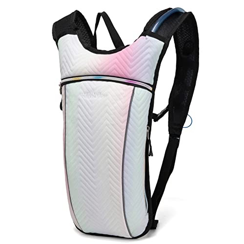 RillyRellow Hydration Backpack with 2L Water Bladder, Lightweight Insulated Water Backpack, Colour, 2L Bladder-1