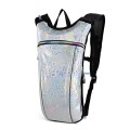 RillyRellow Hydration Backpack with 2L Water Bladder, Silver - English Letters