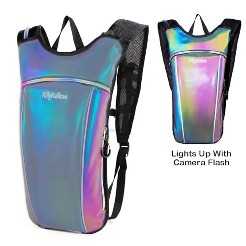 RillyRellow Hydration Backpack with 2L Water Bladder, Tin Grey-1