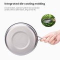 iBasingo 18cm Titanium Frying Pan with Folding Handle and Mesh Bag