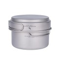 iBasingo Titanium Pot and Pan Set, 500ml + 900ml, Ti2034C