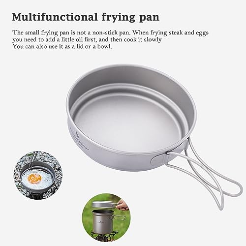 iBasingo Titanium Pot and Pan Set, 500ml + 900ml, Ti2034C-2