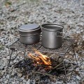 iBasingo Titanium Pot and Pan Set, 500ml + 900ml, Ti2034C