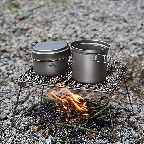 iBasingo Titanium Pot and Pan Set, 500ml + 900ml, Ti2034C-3
