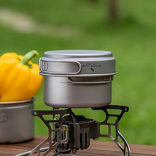iBasingo Titanium Pot and Pan Set, 500ml + 900ml, Ti2034C-5