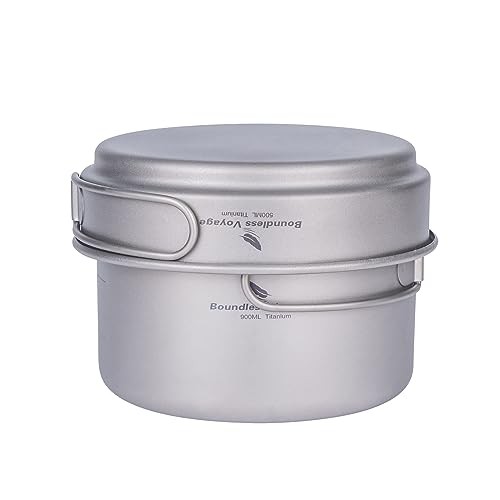 iBasingo Titanium Pot and Pan Set, 500ml + 900ml, Ti2034C