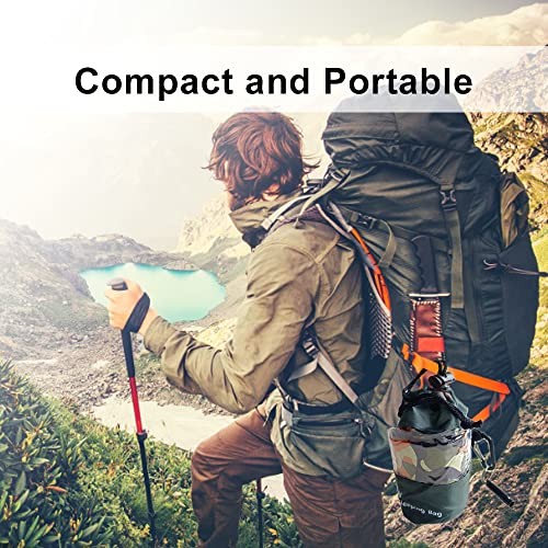 Irfora Emergency Sleeping Bag Bivy Sack for 1-2 Person with Whistle, Color B-5