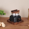 Shurhome Japanese Alcohol Stove Rice Steamer Cooker Pan with Wood Lid, Aluminium, Small (S)