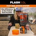 Jetboil Flash 1.0L Portable Fast Boil Stove, Mountainscape