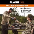 Jetboil Flash 1L Quick Boil Camping Stove, Dark Camo