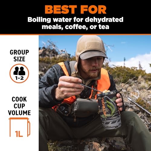Jetboil Flash 1L Quick Boil Camping Stove, Dark Camo-2