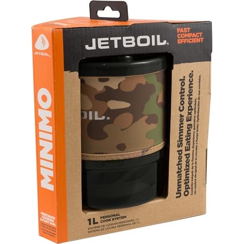 Jetboil MiniMo Camping and Backpacking Stove Cooking System, Camo, 1-2 People-6