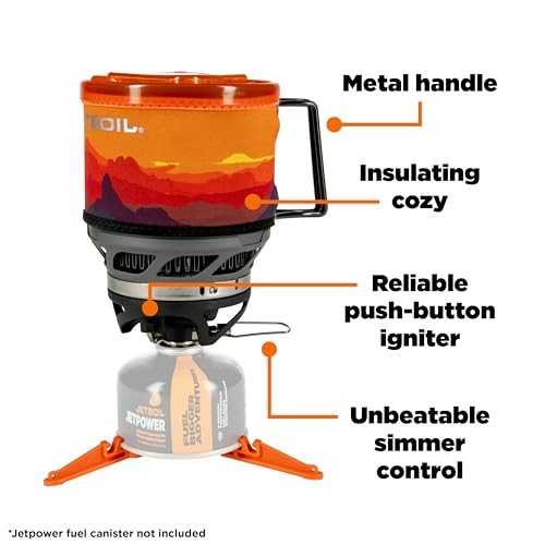 Jetboil MiniMo Gas Stove, Sunset, 1 Litre-4