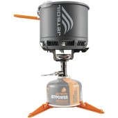 Jetboil Stash Ultralight Backpacking Stove Cooking System with Titanium Burner and 0.8L FluxRing Cookpot