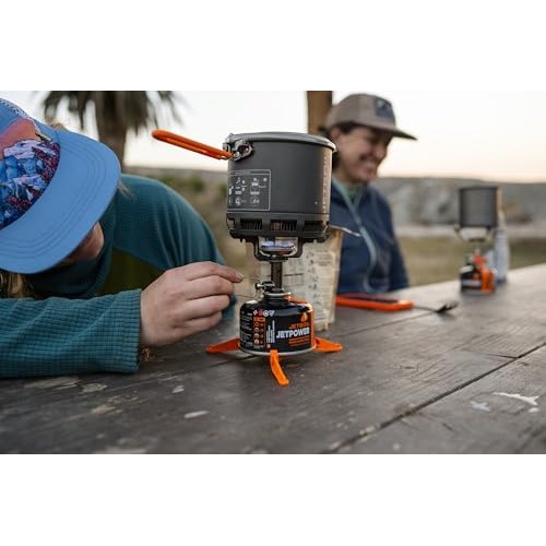 Jetboil Stash Ultralight Backpacking Stove Cooking System with Titanium Burner and 0.8L FluxRing Cookpot-8