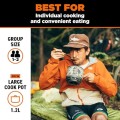 Jetboil TrailCook 1.2 Litre Camping and Backpacking Cooking System, Green Duck Camo