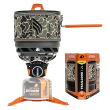 Jetboil TrailCook 1.2 Litre Camping and Backpacking Cooking System, Green Duck Camo