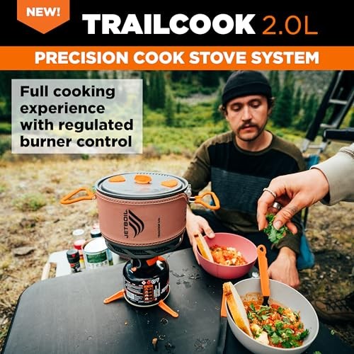 Jetboil TrailCook 2.0L Camping and Backpacking Stove Cooking System, Tan-1