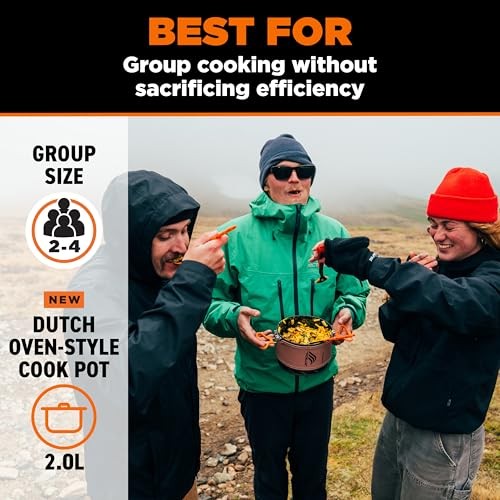Jetboil TrailCook 2.0L Camping and Backpacking Stove Cooking System, Tan-2