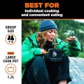 Jetboil TrailCook Camping and Hiking Stove 1.2L, Charcoal