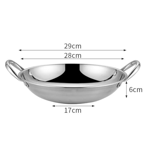 jojofuny large capacity stainless steel cooking pan with handles-1
