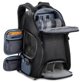 K&F CONCEPT 25L Camera Backpack with Rain Cover, 02-all-black