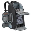 K&F CONCEPT 30L Camera Backpack with Rain Cover, 03-black-grey, XL
