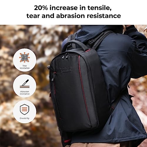 K&F Concept 18L Camera Backpack for Photographers with Laptop and Tripod Compartment-5