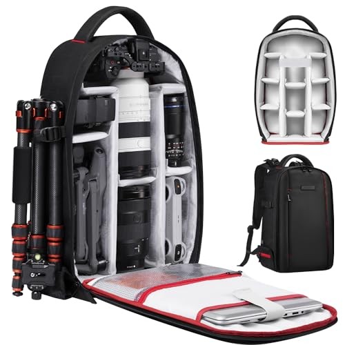 K&F Concept 18L Camera Backpack for Photographers with Laptop and Tripod Compartment