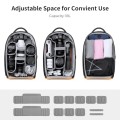 K&F CONCEPT 18L Camera Backpack for DSLR and SLR Cameras with Laptop and Tripod Compartment, Black/Orange