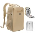 K&F CONCEPT hardshell camera backpack with laptop compartment
