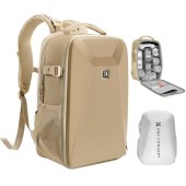 K&F CONCEPT hardshell camera backpack with laptop compartment