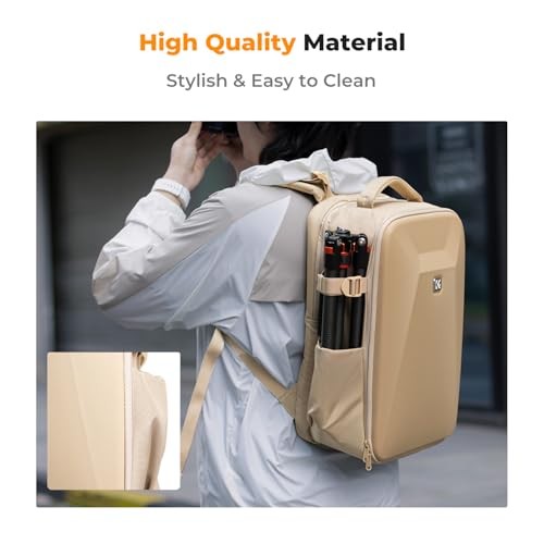 K&F CONCEPT hardshell camera backpack with laptop compartment-5