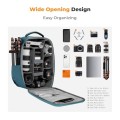 K&F CONCEPT hardshell camera backpack with laptop compartment, Blue